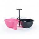 Set Bowls de tinte 235 ml. con soporte Comfort Kit de Bifull.