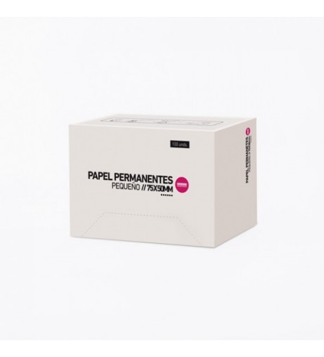 Papel de Permanente Perfact Beauty Pack de 100 unidades.
